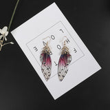 Fashion Handmade Wing Drop Earring