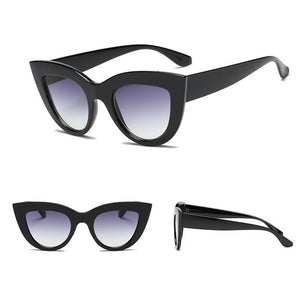 Cat Eye Women Sunglasses Tinted