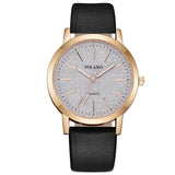 Luxury Leather Quartz Women's