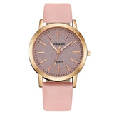 Luxury Leather Quartz Women's