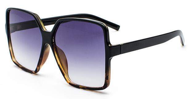 Retro Big Frame Square Sunglasses