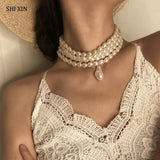 Layered Pearl Necklace