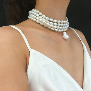 Layered Pearl Necklace