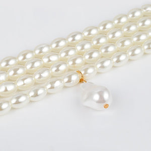 Layered Pearl Necklace