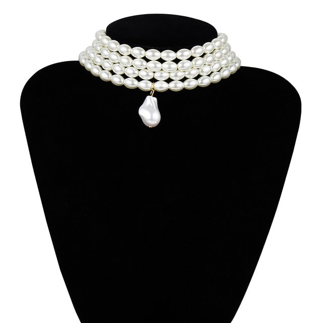 Layered Pearl Necklace