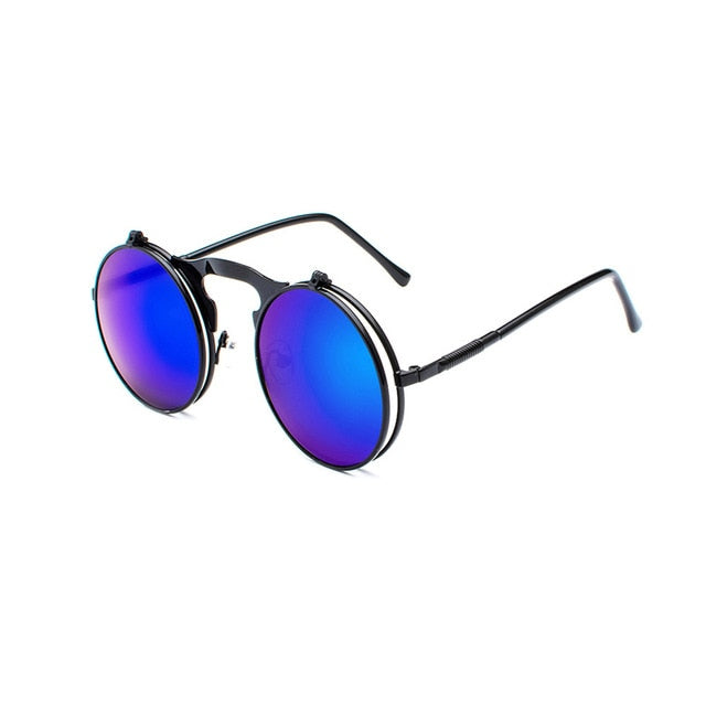 Steampunk Sunglasses Round Metal