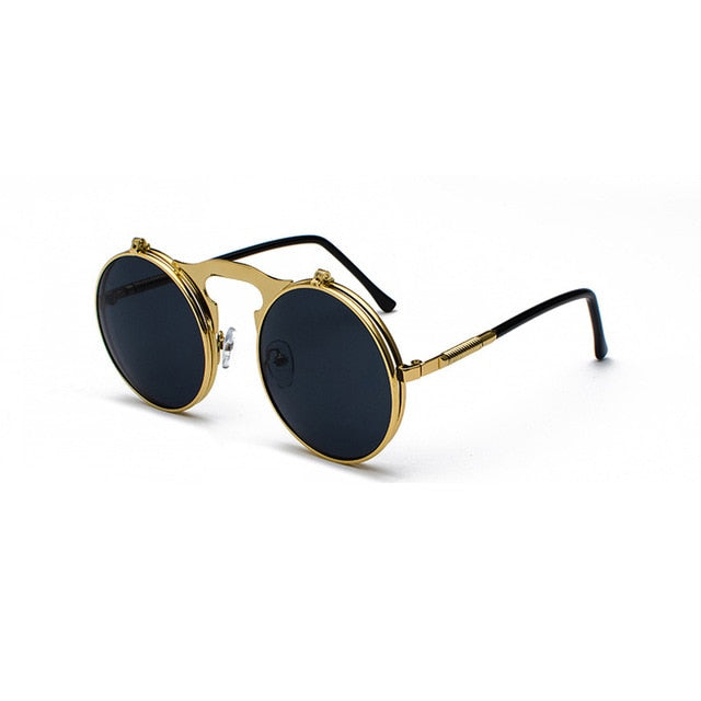 Steampunk Sunglasses Round Metal