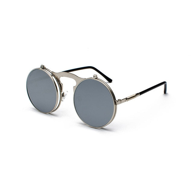 Steampunk Sunglasses Round Metal