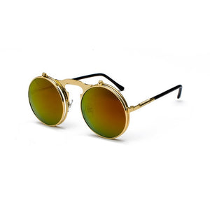 Steampunk Sunglasses Round Metal