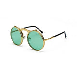 Steampunk Sunglasses Round Metal