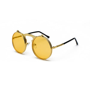 Steampunk Sunglasses Round Metal