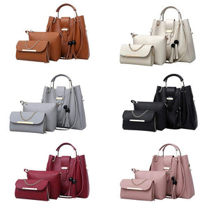 3 Pcs Women Handbag Set