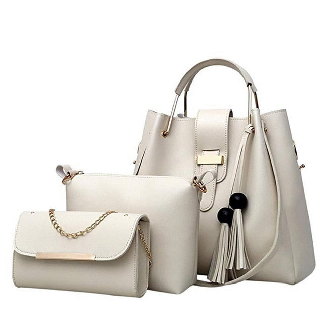 3 Pcs Women Handbag Set