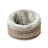 Women Winter Solid Knitted Scarf