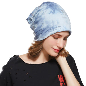 Blue Cotton Set Head Cap