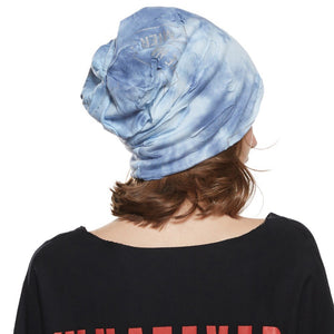 Blue Cotton Set Head Cap