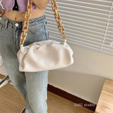 Bag For Women Cloud bag Soft Leather Hobos Bag