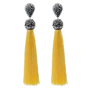 Handmade Long Tassel Earrings