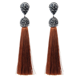 Handmade Long Tassel Earrings