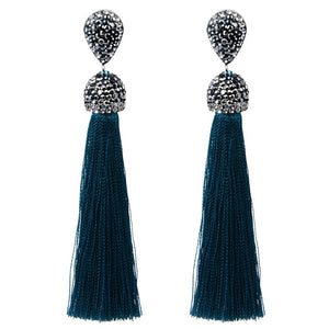 Handmade Long Tassel Earrings