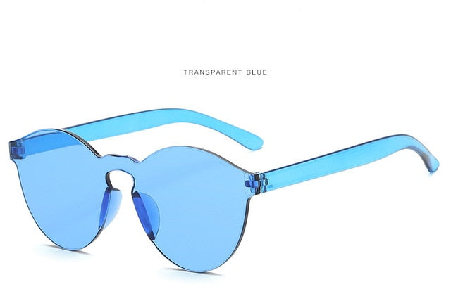 Sunglasses Cat Eye Brand Designer glasses Integrated Eyewear