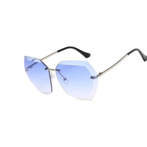 Luxury Vintage Rimless sunglasses