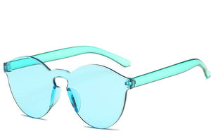 Sunglasses Cat Eye Brand Designer glasses Integrated Eyewear