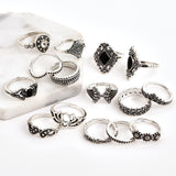 15 Pcs/set Bohemian Retro Crystal