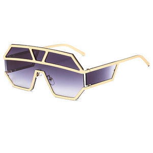 New One Piece Lens Sunglasses Women