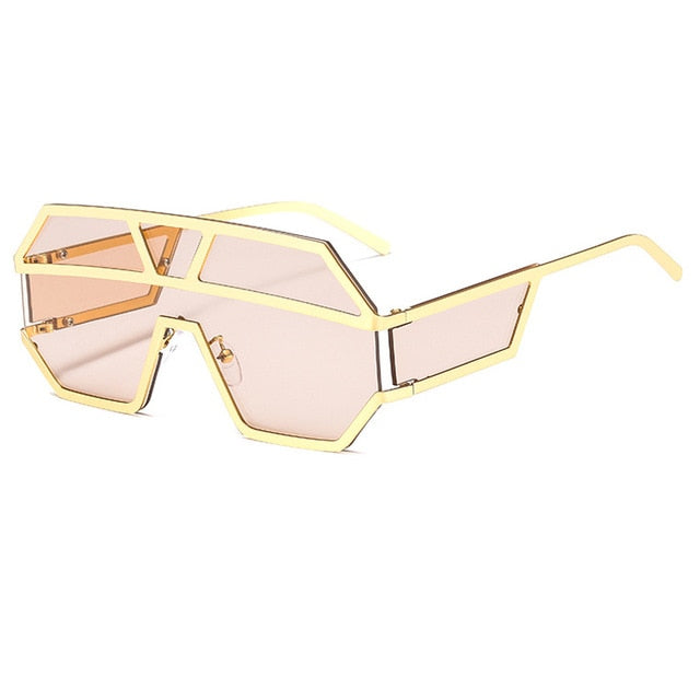 New One Piece Lens Sunglasses Women