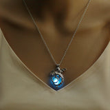 Dragon Glowing Stone Necklace