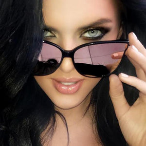 Colour Luxury Flat Top Cat Eye Sunglasses