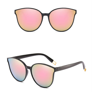 Colour Luxury Flat Top Cat Eye Sunglasses