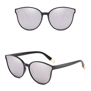 Colour Luxury Flat Top Cat Eye Sunglasses