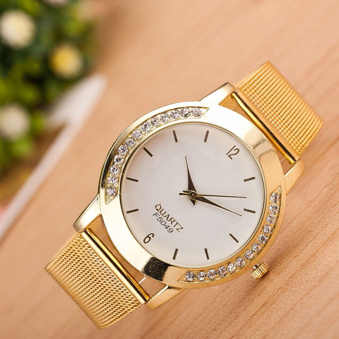 Luxury Watch Crystal Golden