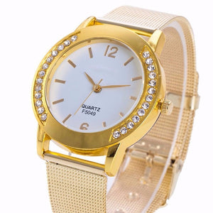 Luxury Watch Crystal Golden