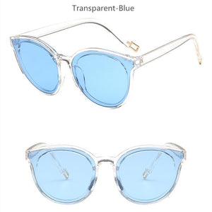 Colour Luxury Flat Top Cat Eye Sunglasses