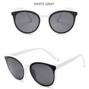 Colour Luxury Flat Top Cat Eye Sunglasses