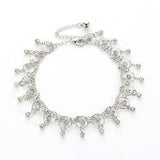 Crystal Tassel Pendant Anklet