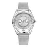 Fashion Crystal Stainless Steel Analog